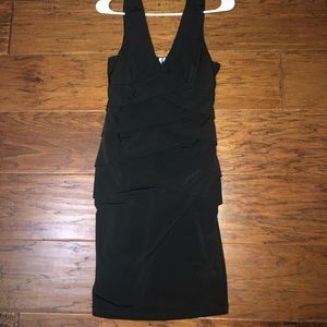 Women’s sleeveless black dress